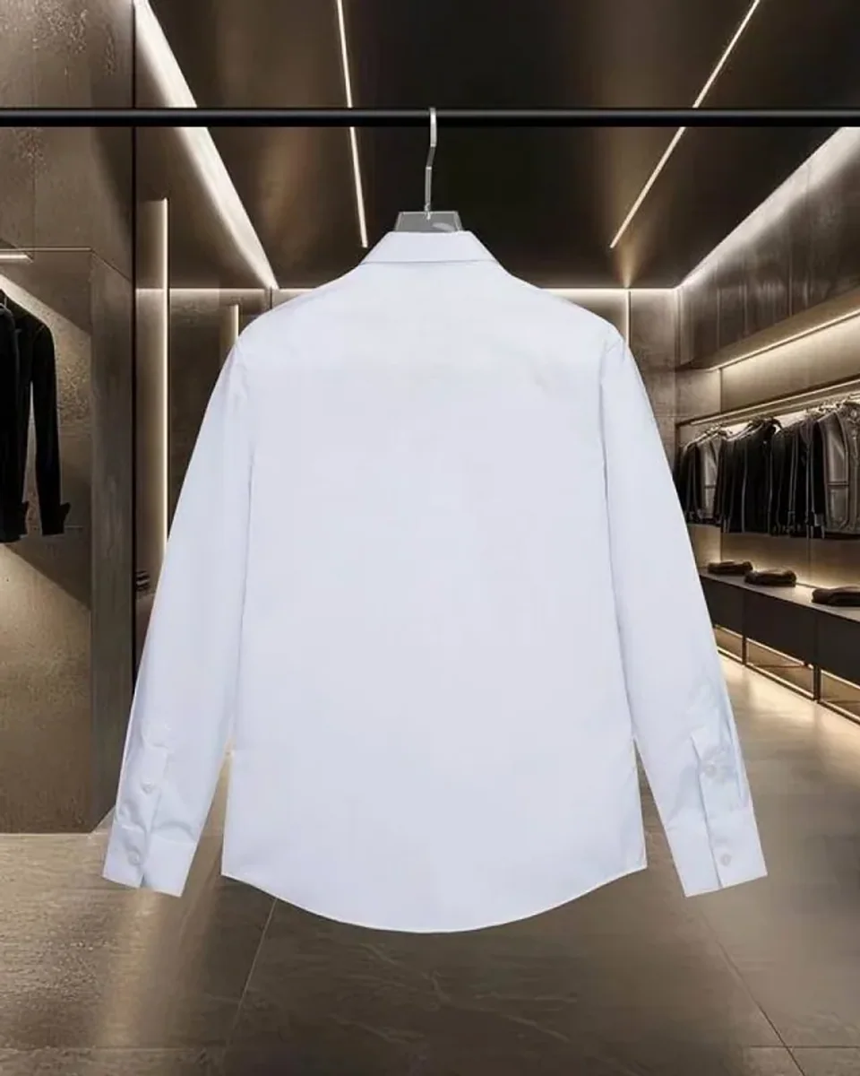Curated black and white long-sleeve shirts